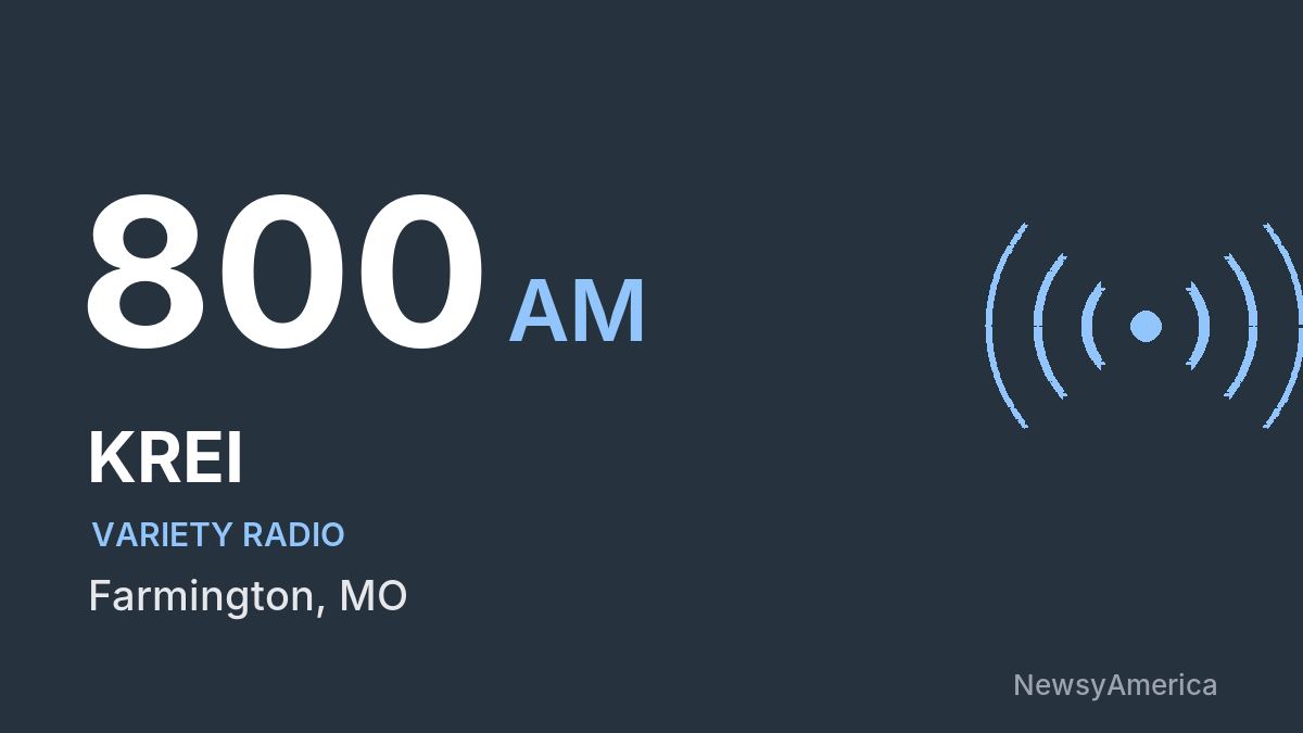 KREI 800 AM – Farmington