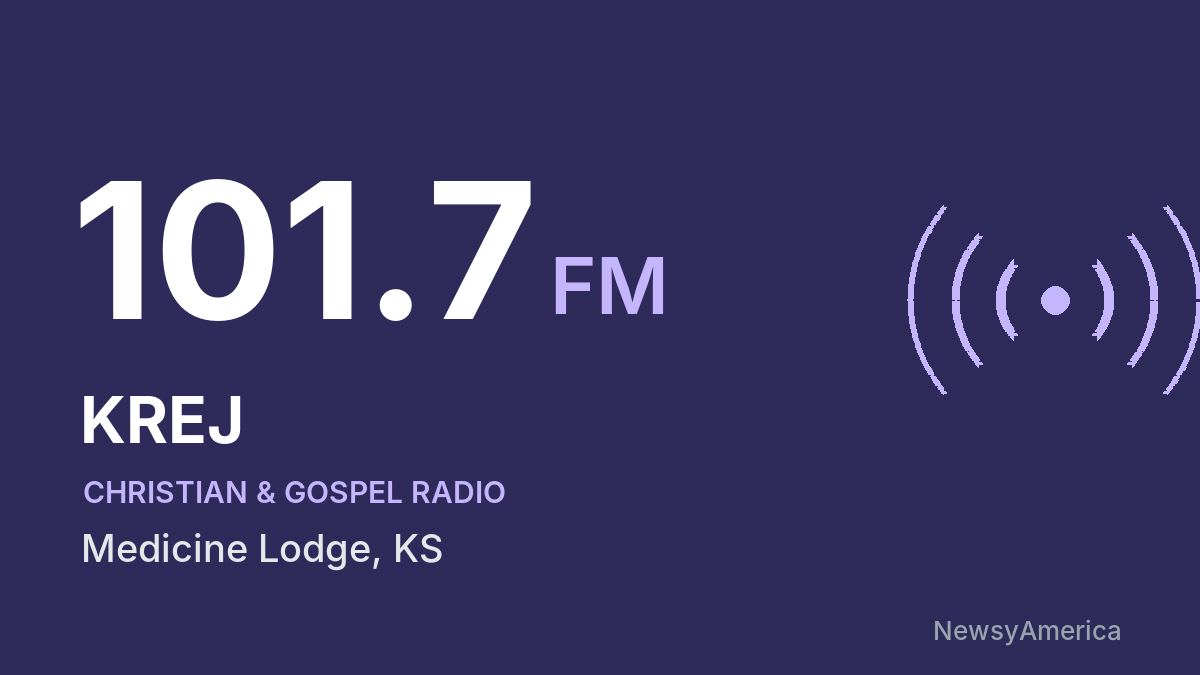 KREJ 101.7 FM – Medicine Lodge