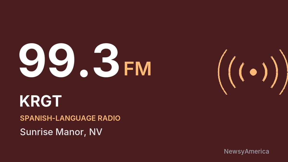 KRGT 99.3 FM – Sunrise Manor