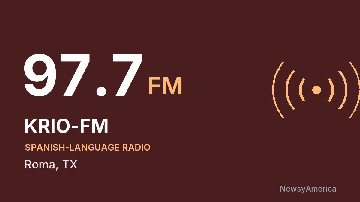 KRIO-FM 97.7 FM – Roma