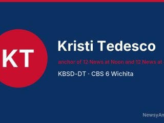 Kristi Tedesco, anchor of 12 News at Noon and 12 News at 4 p.m., KBSD-DT