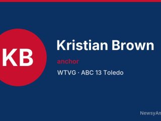 Kristian Brown, anchor, WTVG