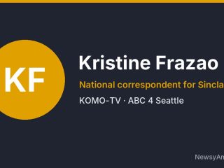 Kristine Frazao, National correspondent for Sinclair, KOMO-TV