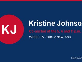 Kristine Johnson, Co-anchor of the 5, 6 and 11 p.m. news, WCBS-TV