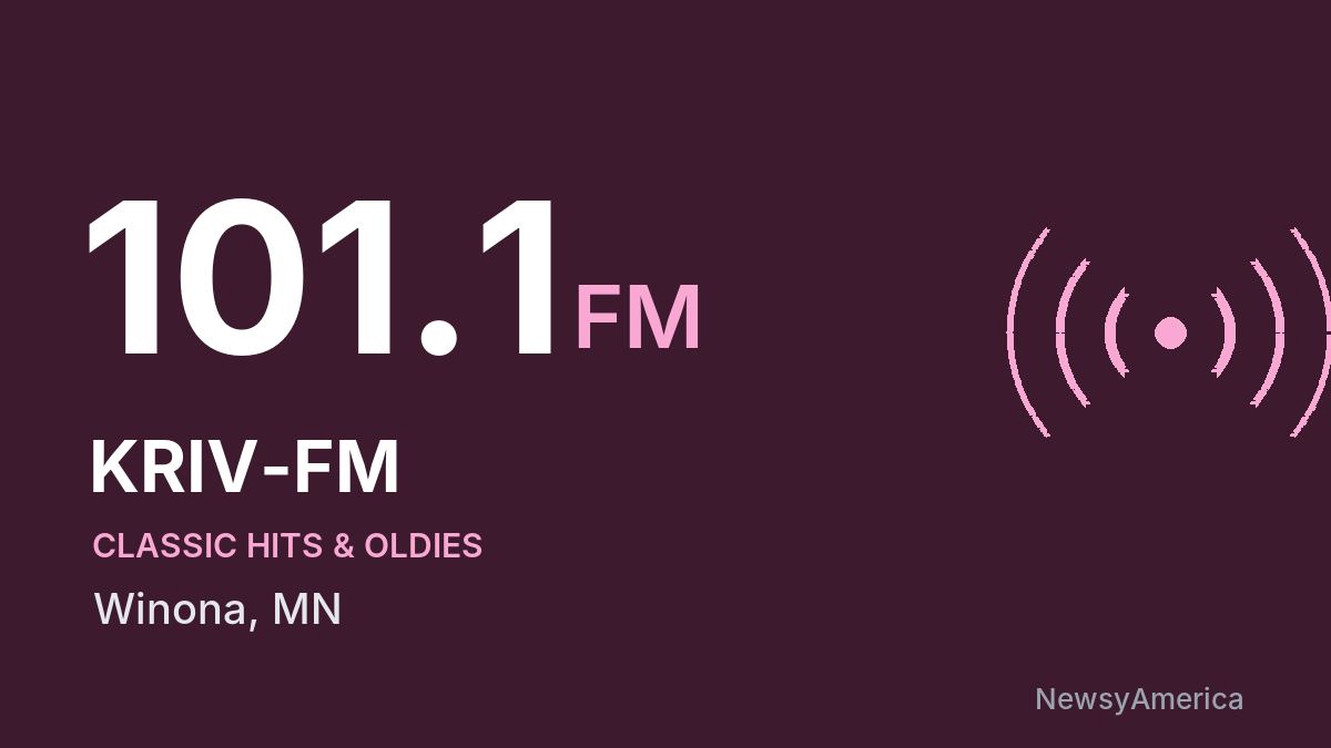 KRIV-FM 101.1 FM – Winona