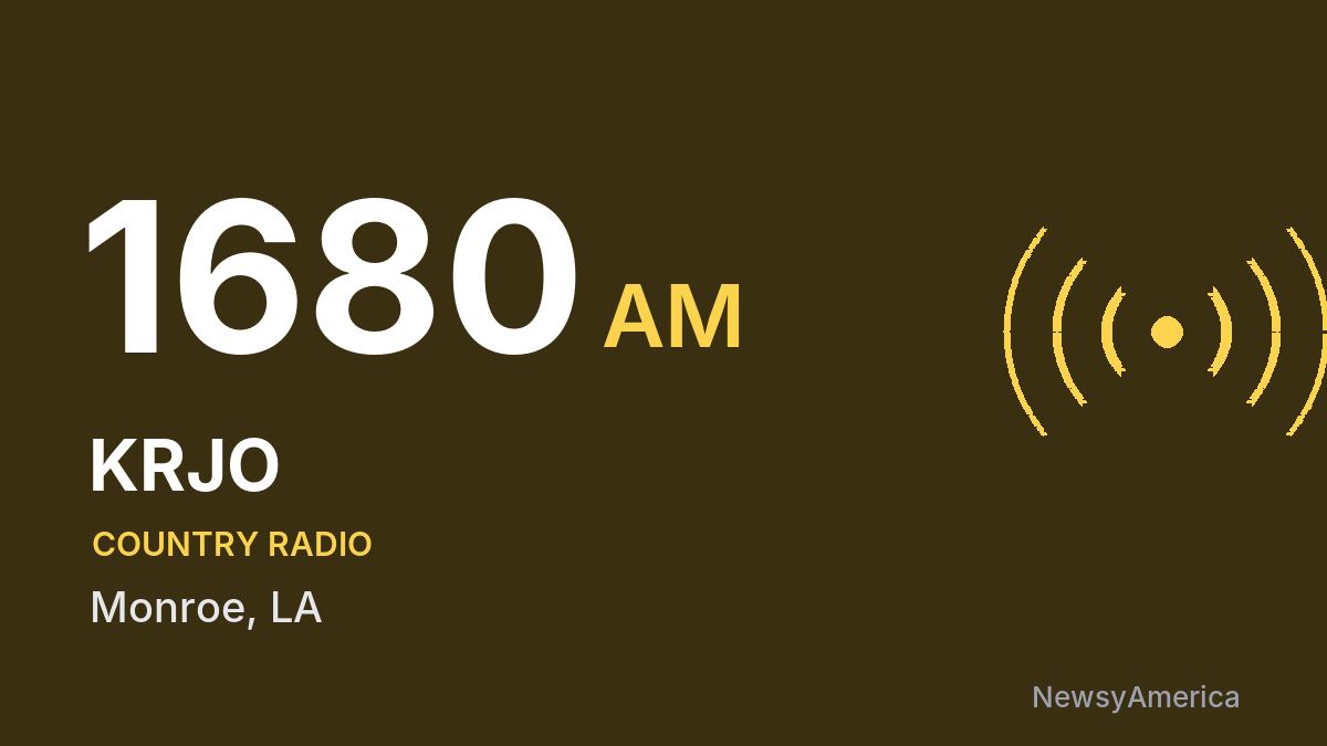 KRJO 1680 AM – Monroe