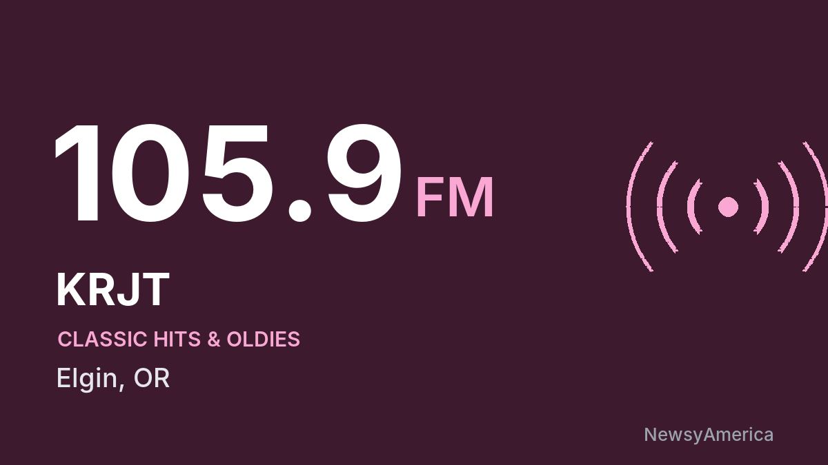 KRJT 105.9 FM – Elgin
