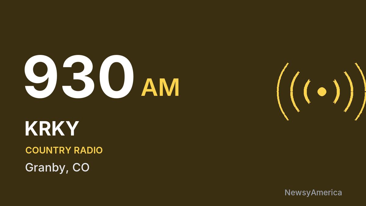 KRKY 930 AM – Granby