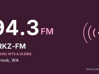 KRKZ-FM 94.3 FM, Chinook, WA