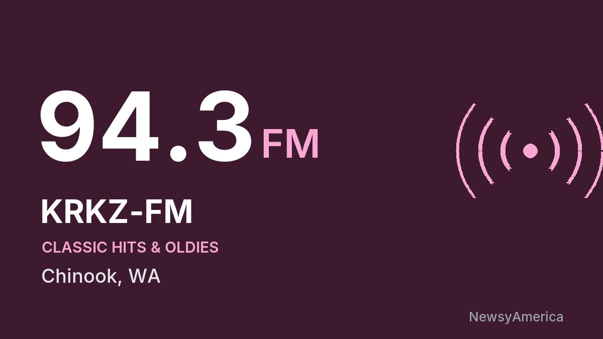 KRKZ-FM 94.3 FM – Chinook