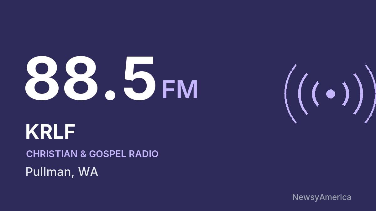 KRLF 88.5 FM – Pullman
