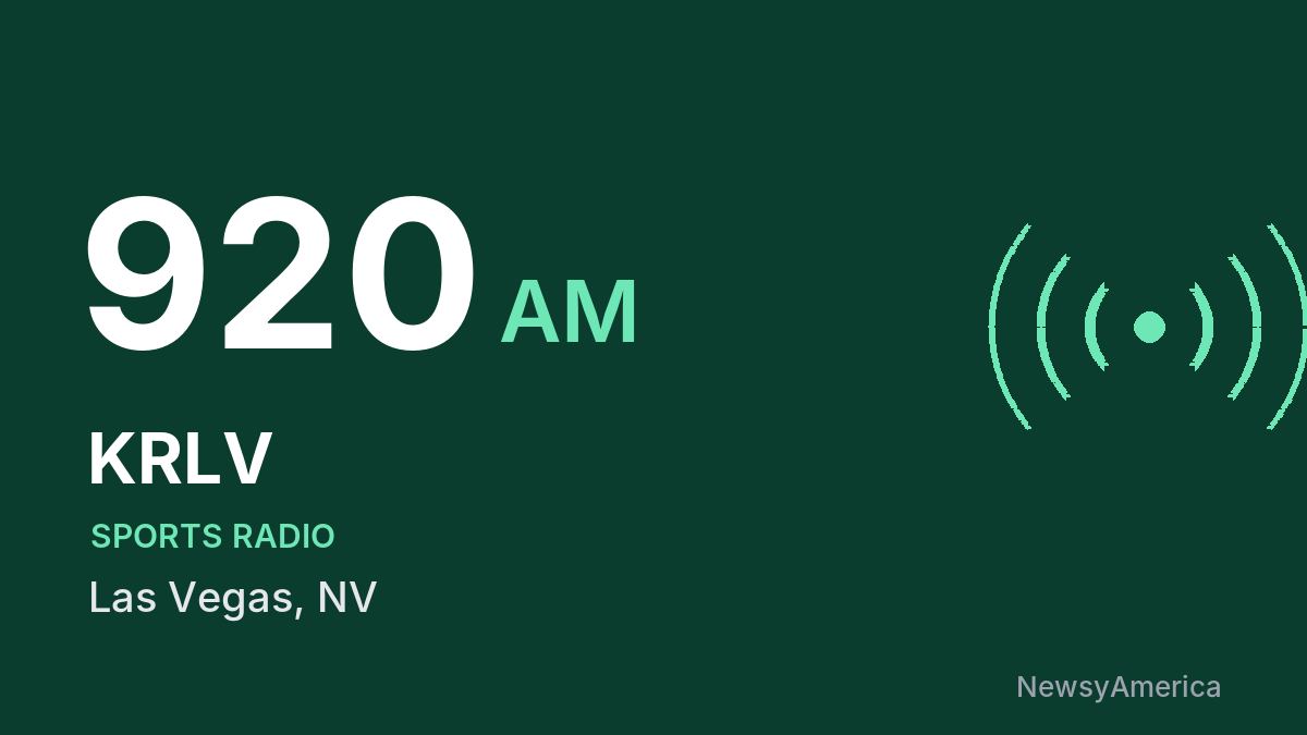KRLV 920 AM – Las Vegas