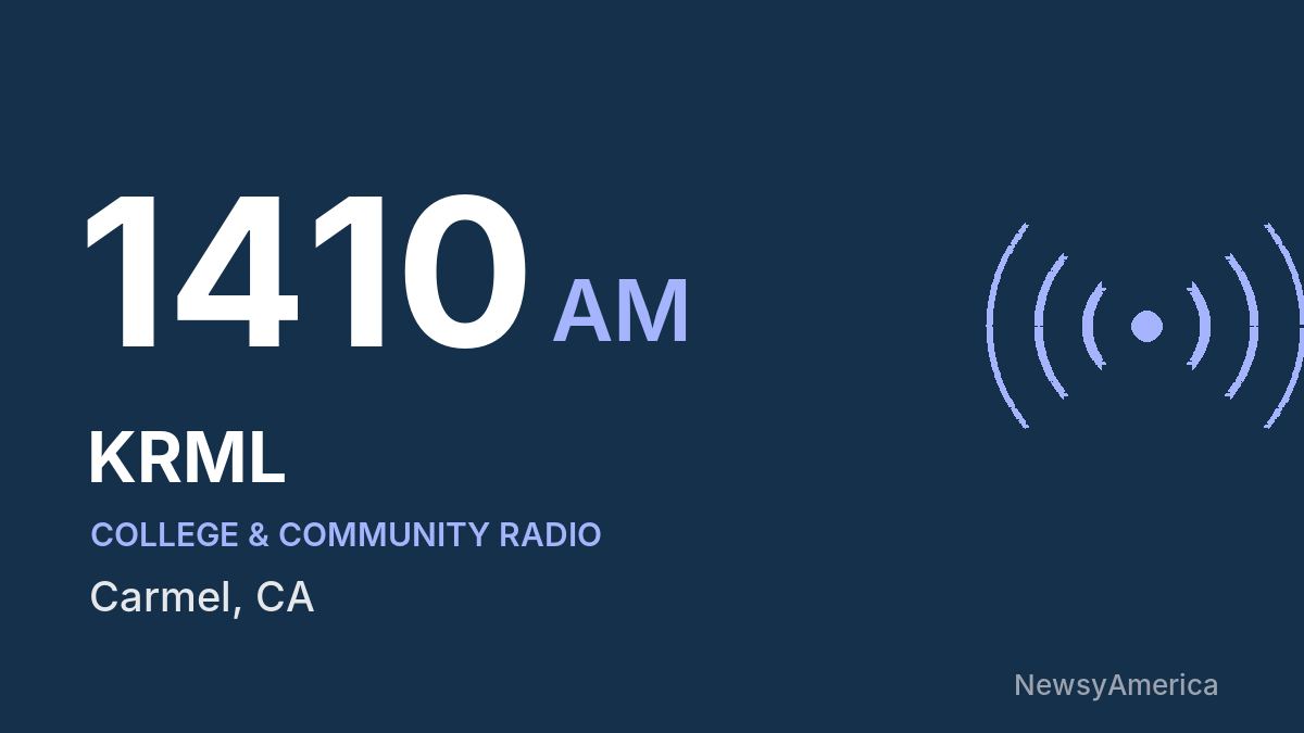 KRML 1410 AM – Carmel