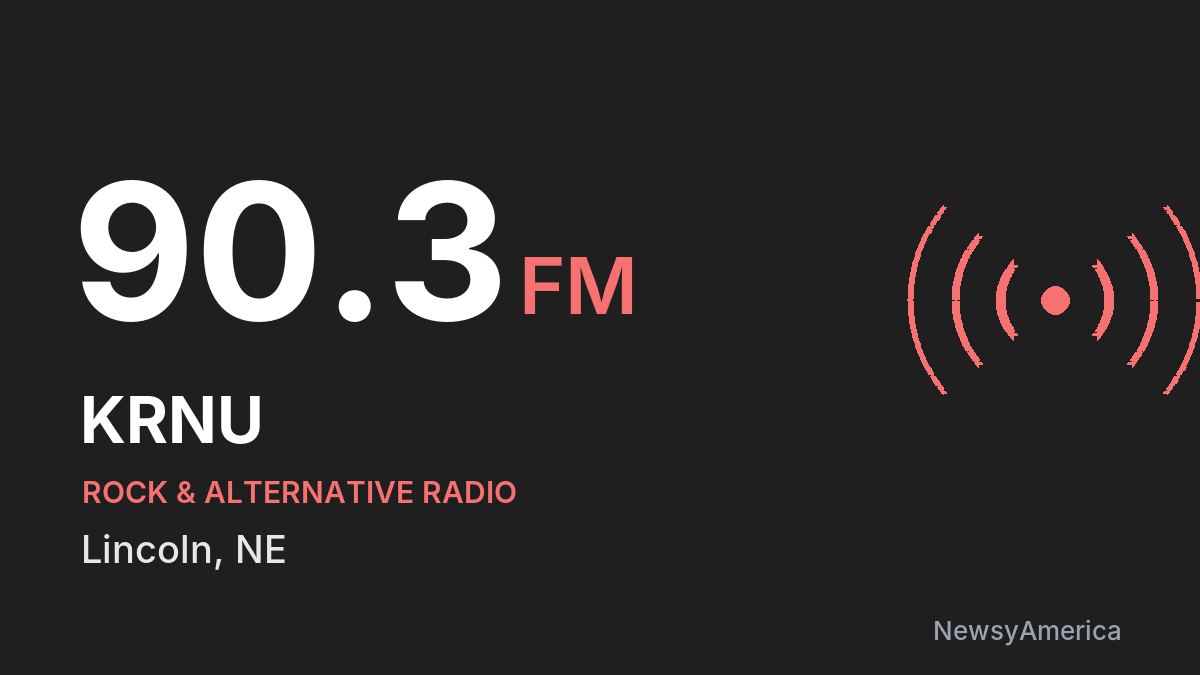 KRNU 90.3 FM – Lincoln
