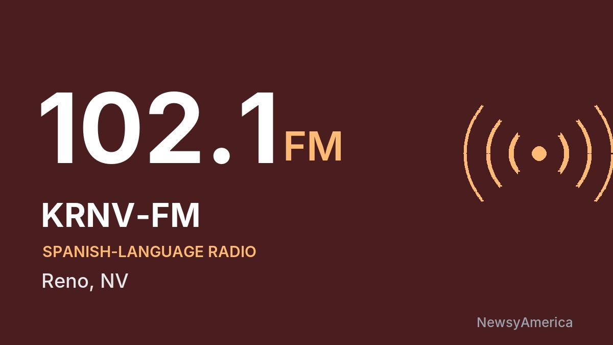 KRNV-FM 102.1 FM – Reno