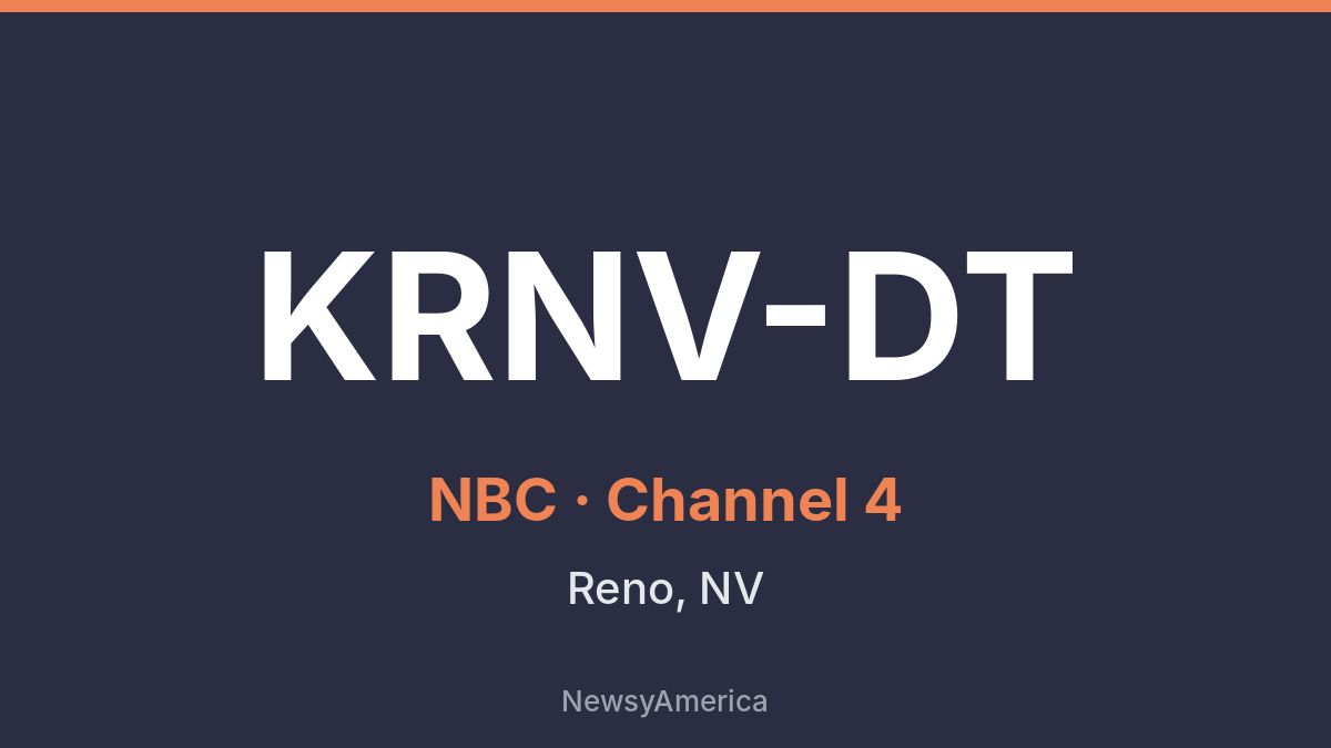 KRNV-DT – NBC 4 Reno