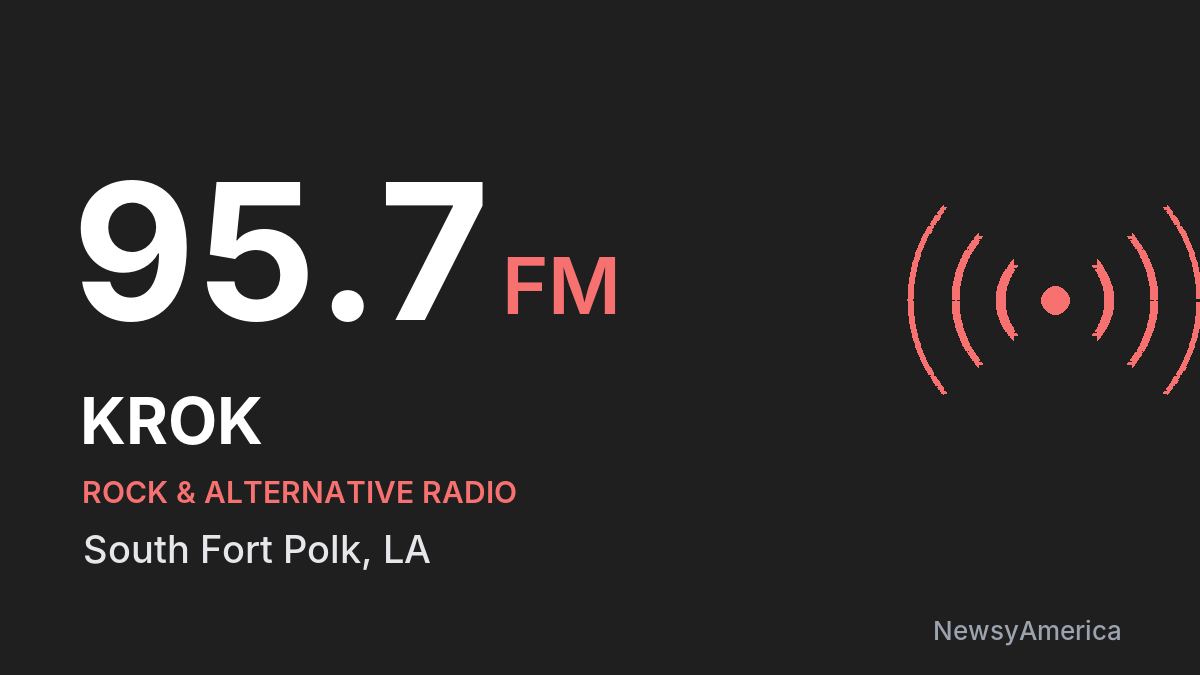 KROK 95.7 FM – South Fort Polk