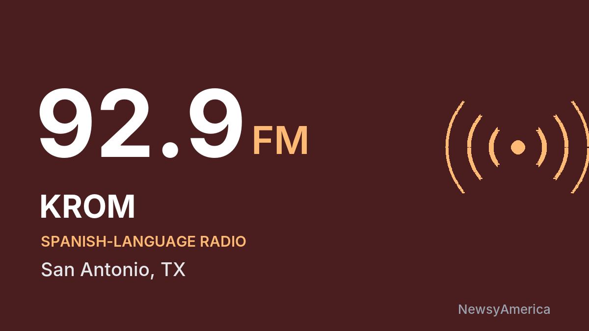 KROM 92.9 FM – San Antonio