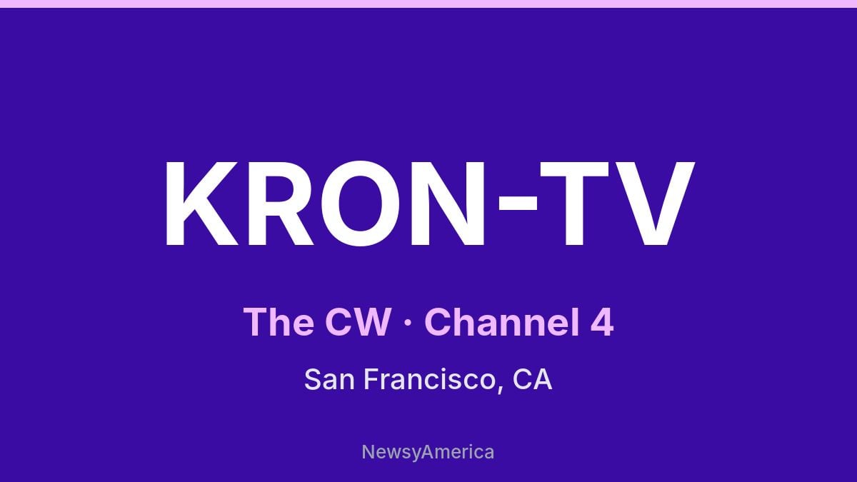 KRON-TV – The CW 4 San Francisco