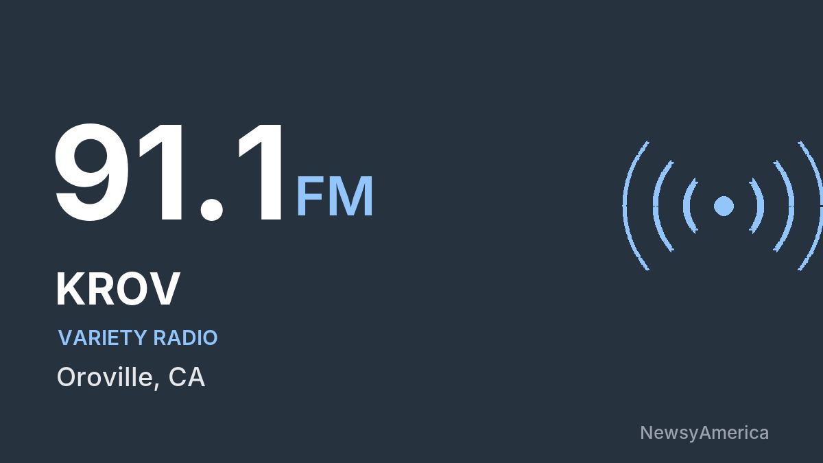 KROV 91.1 FM – Oroville