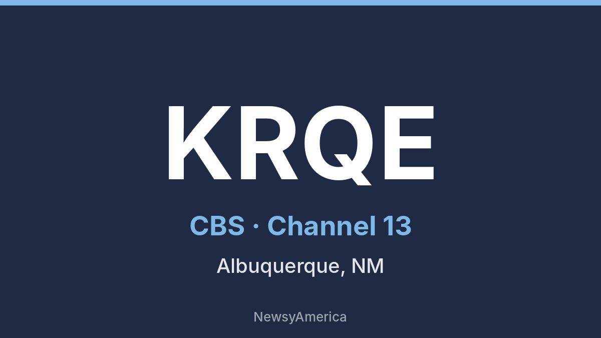 KRQE – CBS 13 Albuquerque