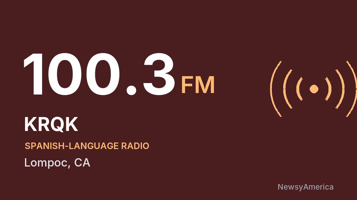 KRQK 100.3 FM – Lompoc