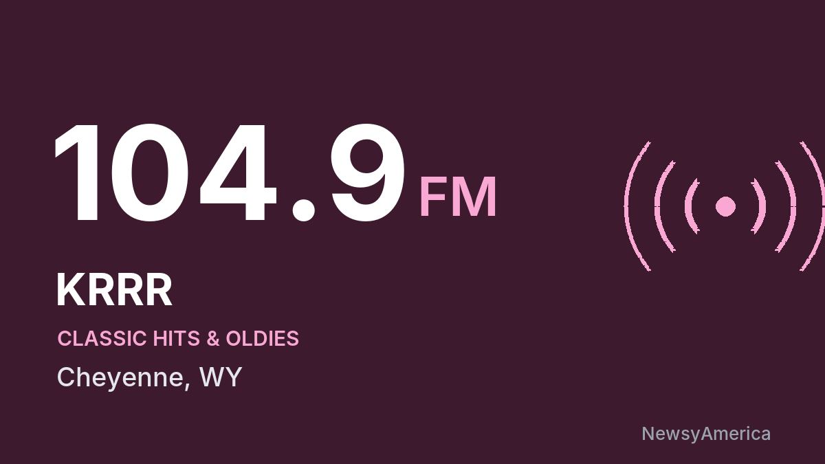KRRR 104.9 FM – Cheyenne