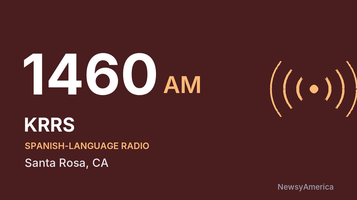 KRRS 1460 AM – Santa Rosa