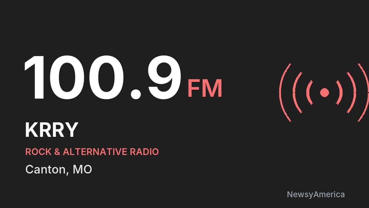 KRRY 100.9 FM – Canton