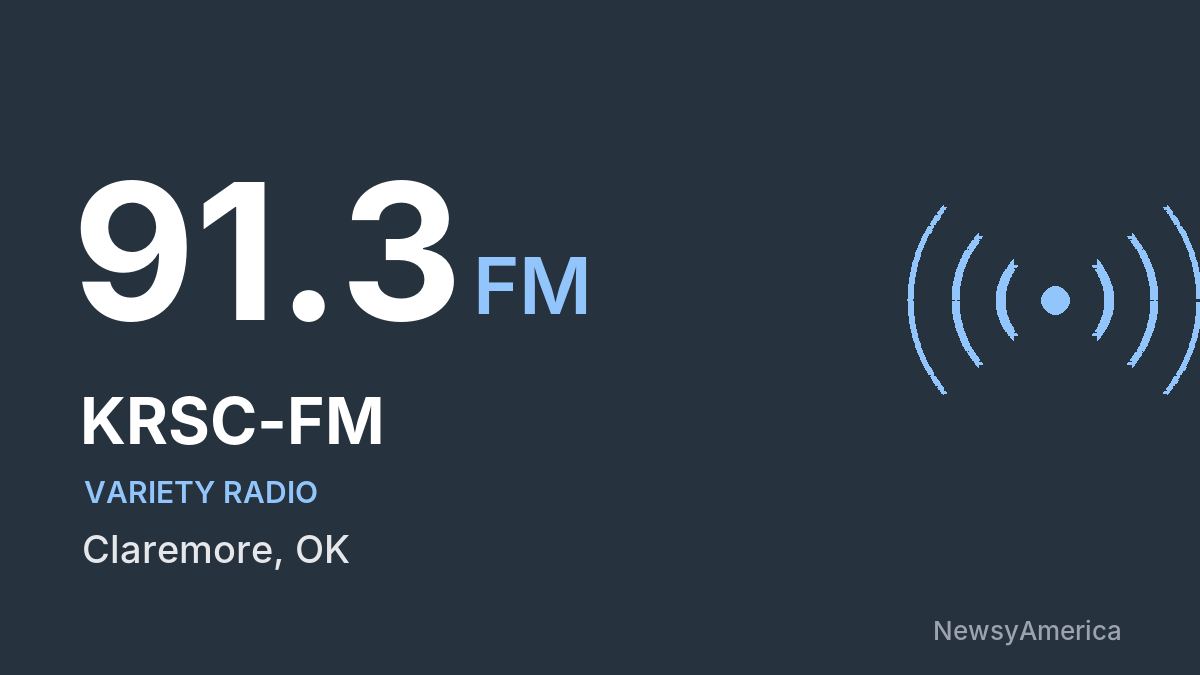 KRSC-FM 91.3 FM – Claremore