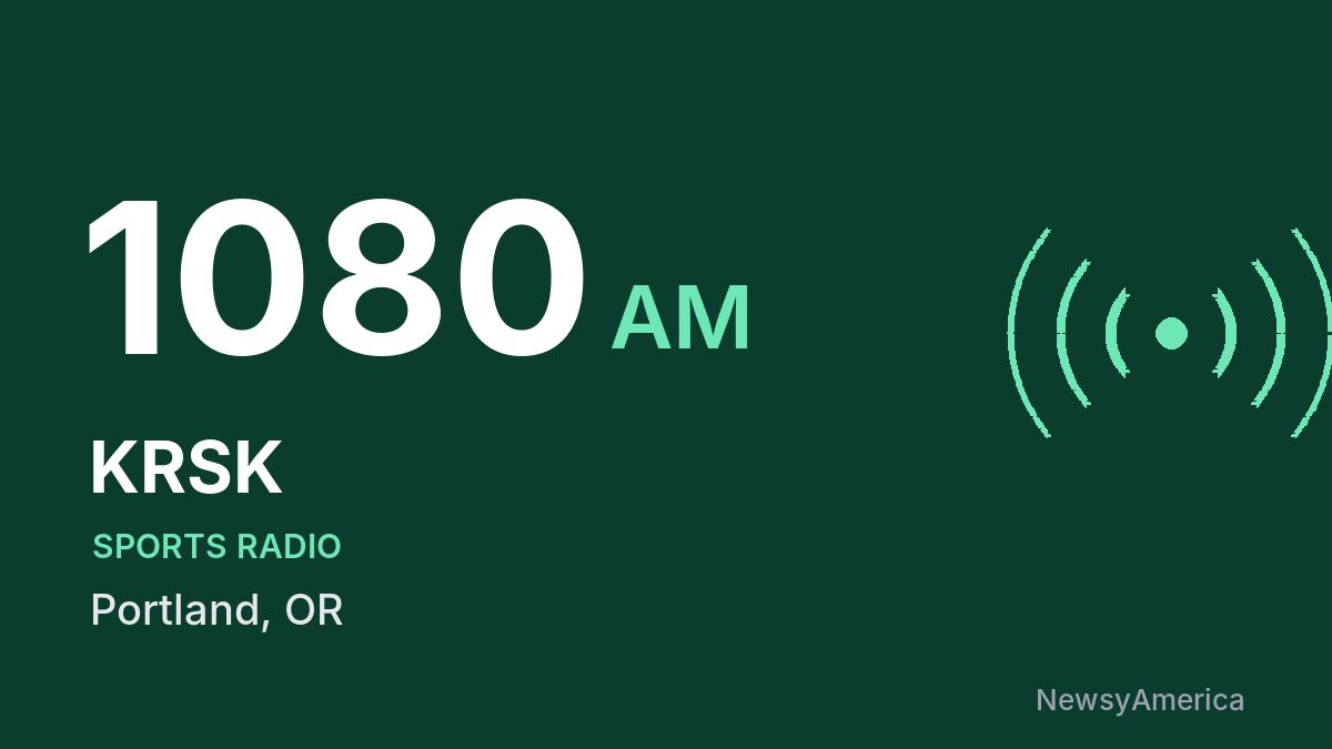 KRSK 1080 AM – Portland
