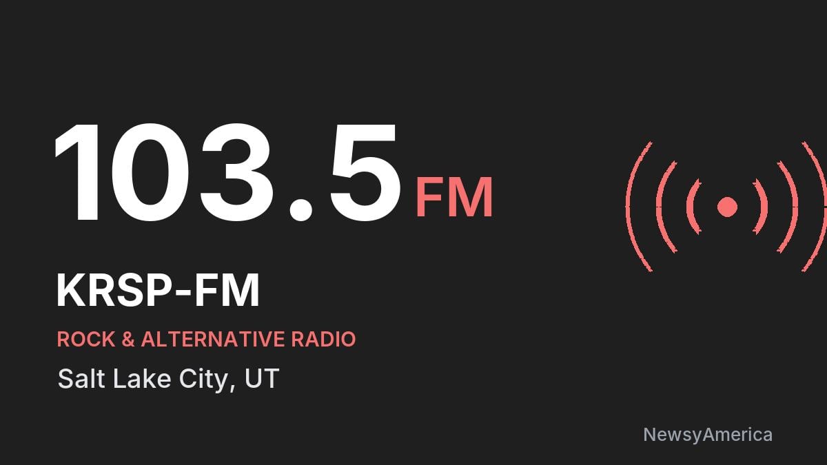 KRSP-FM 103.5 FM – Salt Lake City