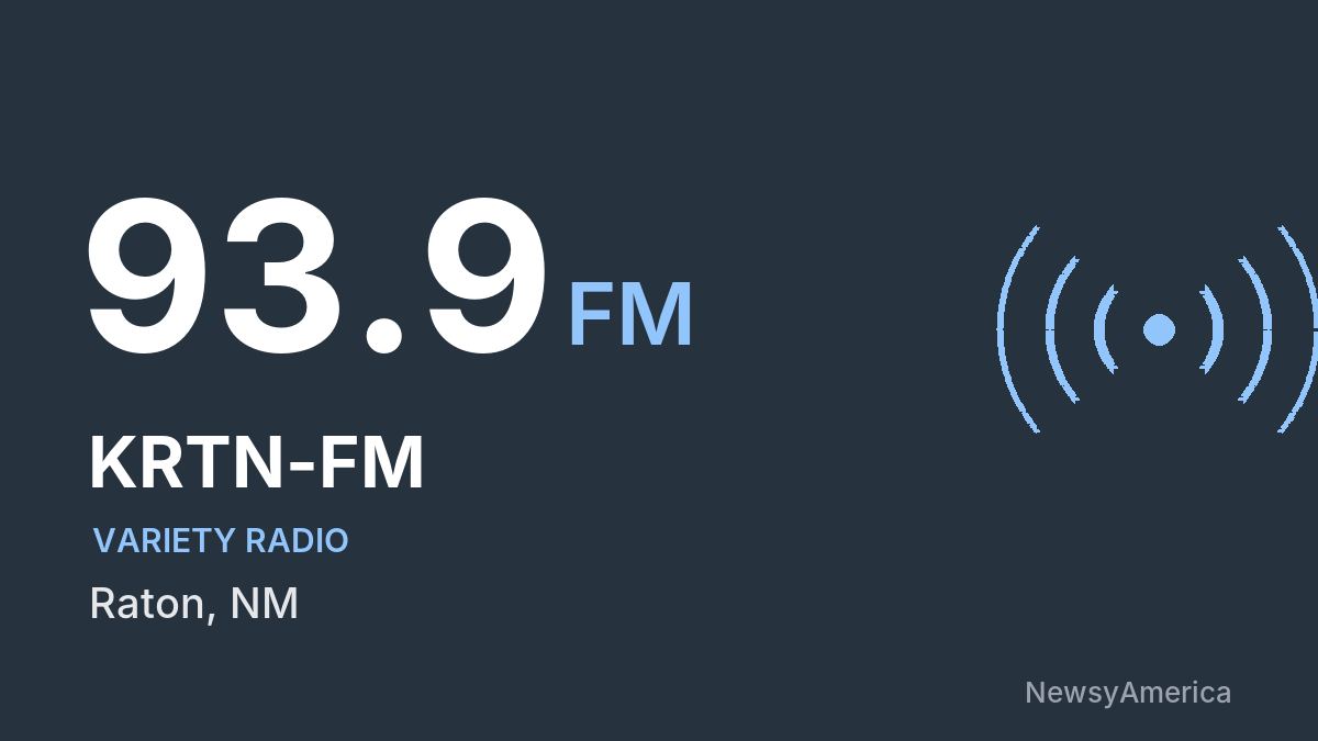 KRTN-FM 93.9 FM – Raton