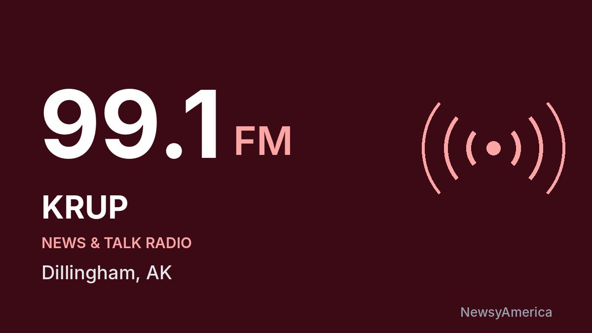 KRUP 99.1 FM – Dillingham