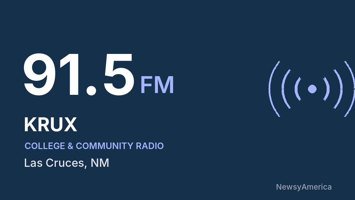 KRUX 91.5 FM – Las Cruces