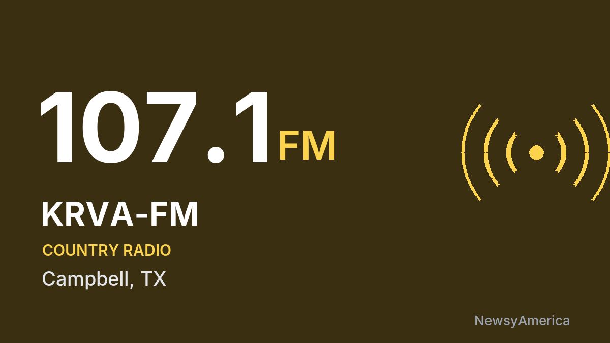 KRVA-FM 107.1 FM – Campbell