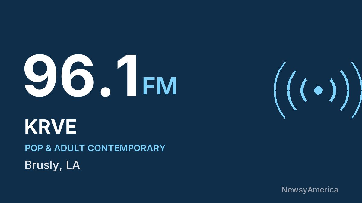 KRVE 96.1 FM – Brusly