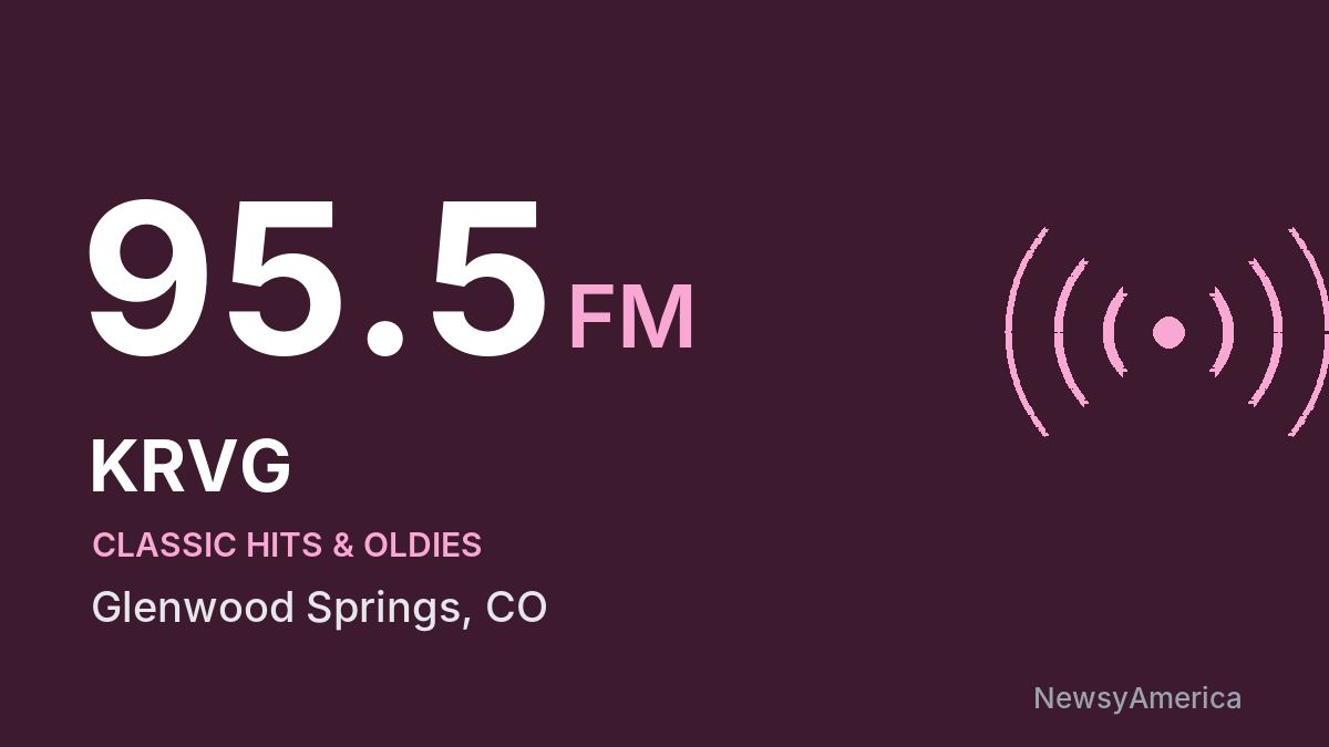 KRVG 95.5 FM – Glenwood Springs
