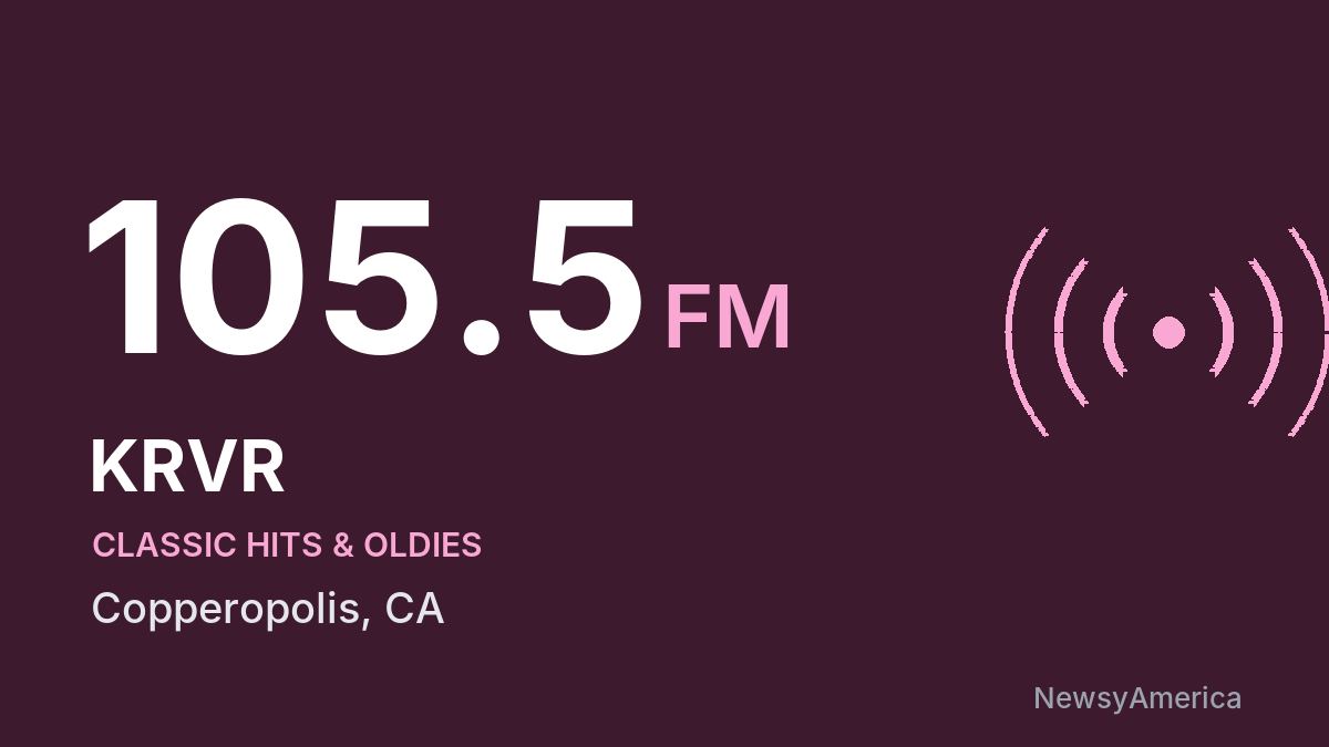 KRVR 105.5 FM – Copperopolis