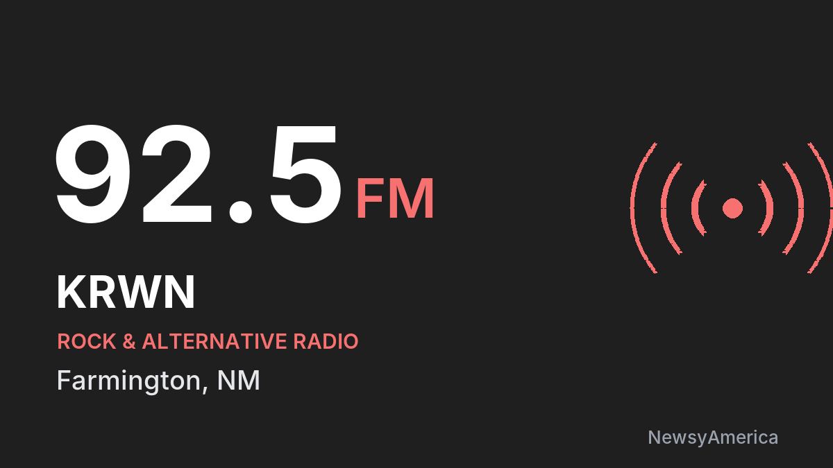 KRWN 92.5 FM – Farmington
