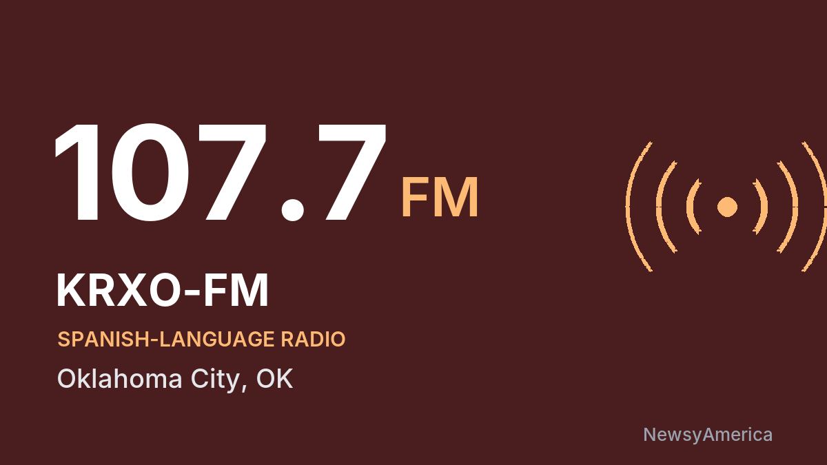 KRXO-FM 107.7 FM – Oklahoma City