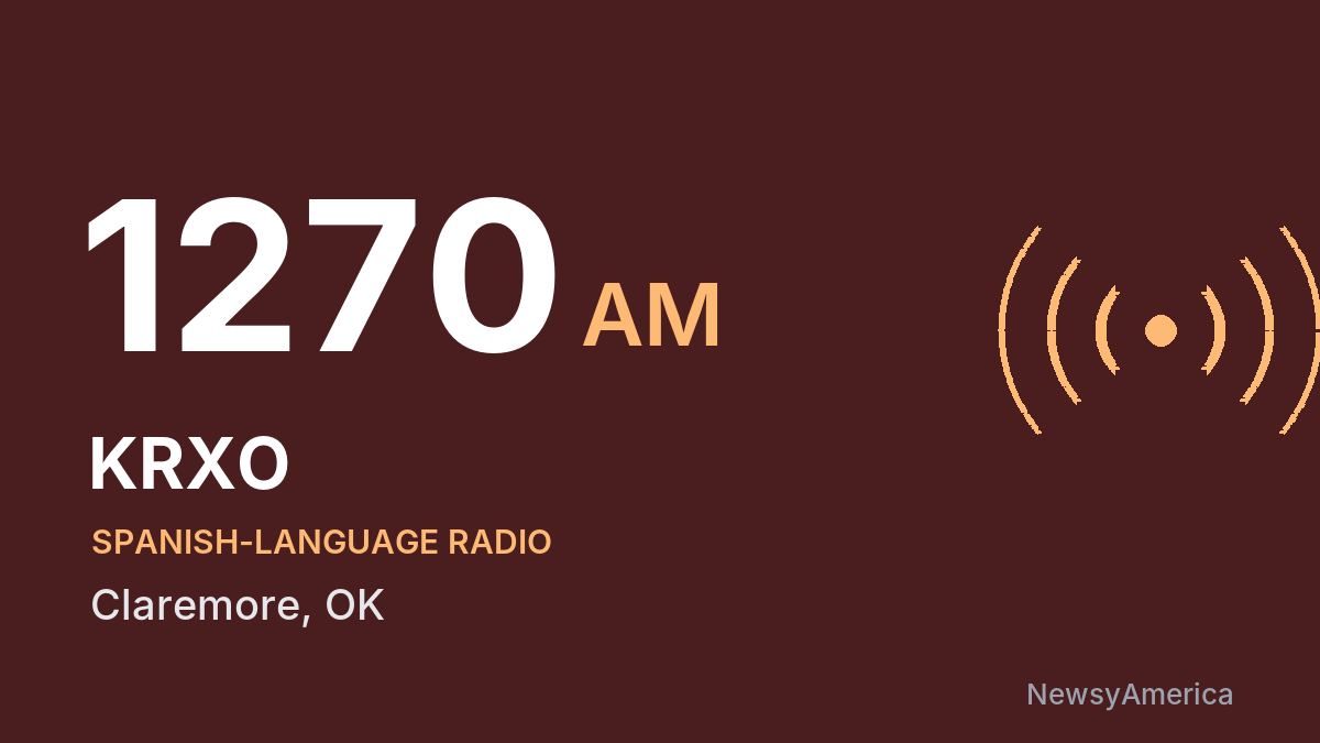KRXO 1270 AM – Claremore