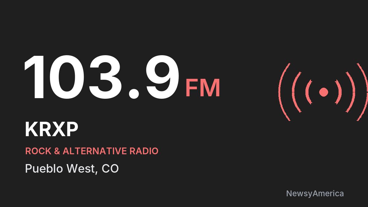 KRXP 103.9 FM – Pueblo West
