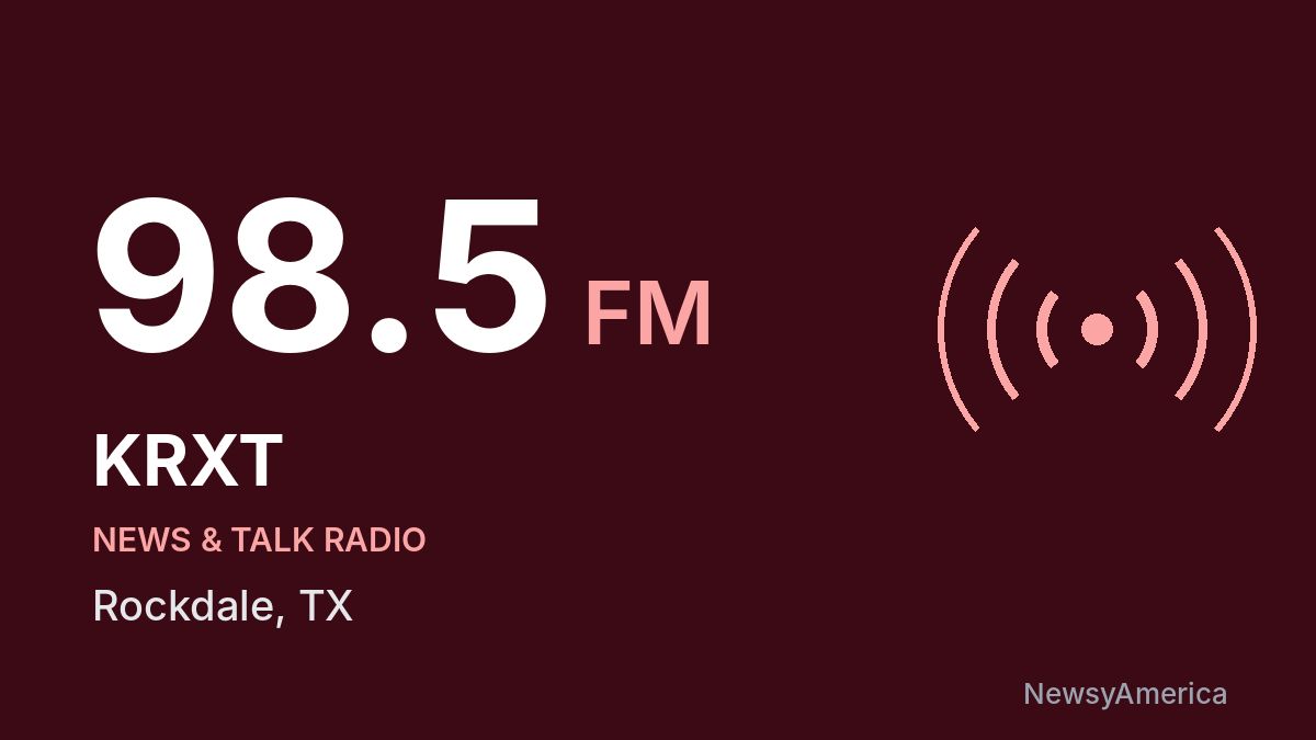 KRXT 98.5 FM – Rockdale