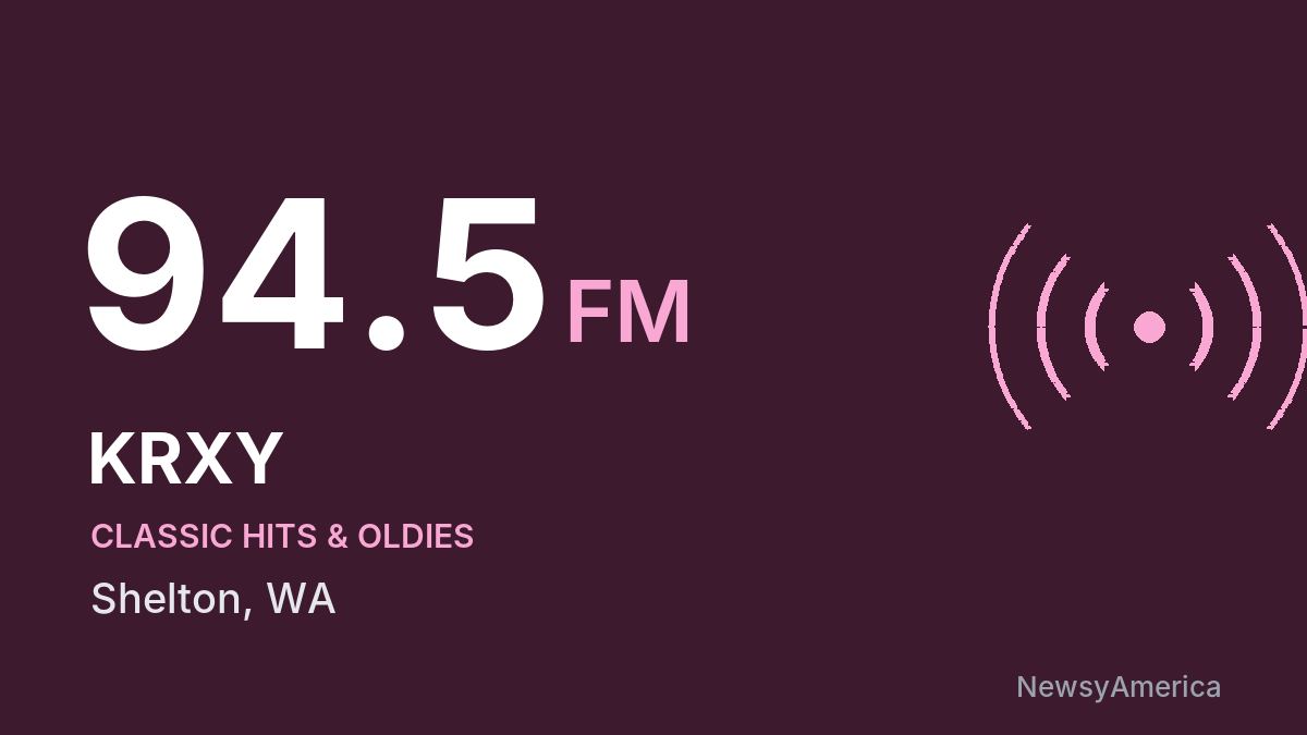 KRXY 94.5 FM – Shelton