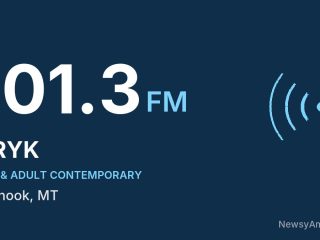 KRYK 101.3 FM, Chinook, MT