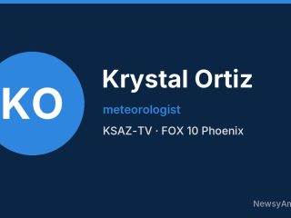 Krystal Ortiz, meteorologist, KSAZ-TV