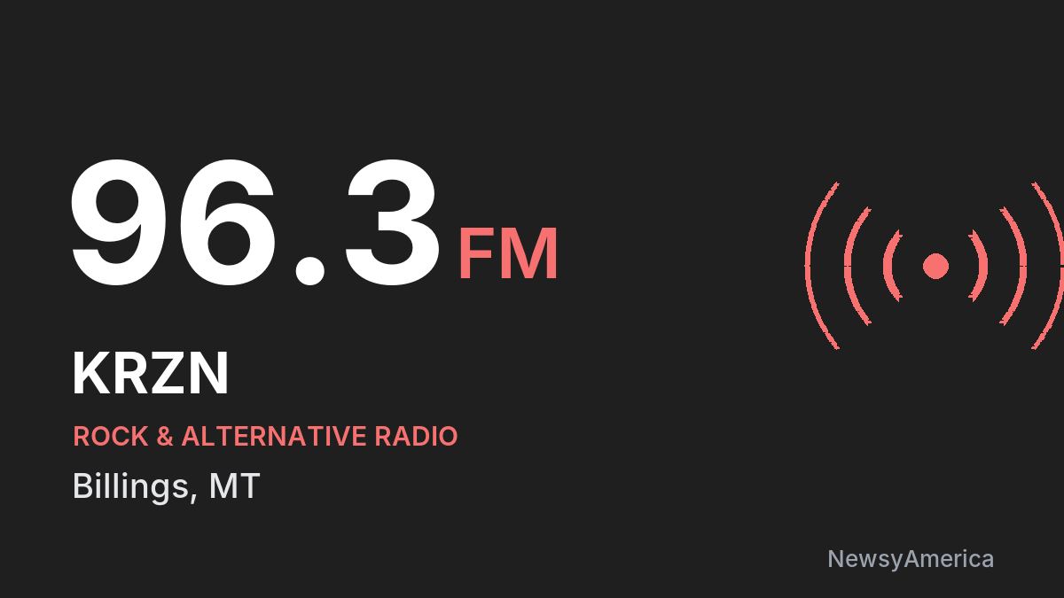 KRZN 96.3 FM – Billings