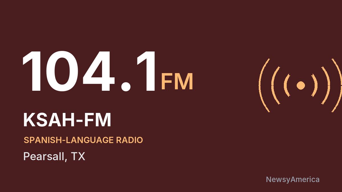 KSAH-FM 104.1 FM – Pearsall