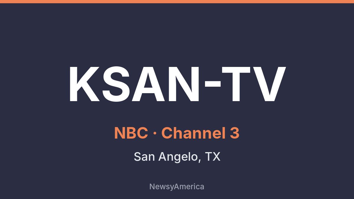 KSAN-TV – NBC 3 San Angelo